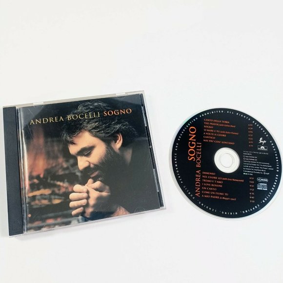 Andrea Bocelli CD Sogno -90s -Opera -Italian Pop *MINIMAL WEAR - Picture 10 of 12